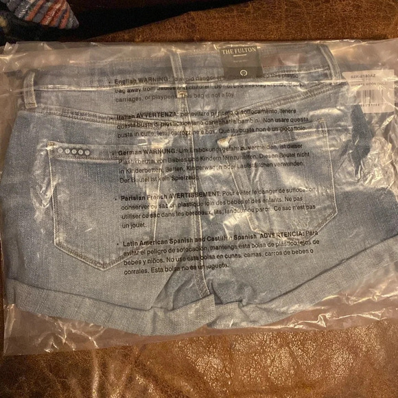 Blank NYC The Fulton cuffed jean shorts moon child size 25 - Picture 7 of 9